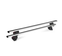 Fabbri Barras de techo universales Alu Viva 5 Ra para barandilla abierta 127cm G