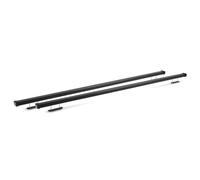 Fabbri Barras de techo universales Viva 2 para barandilla abierta 135cm Negro