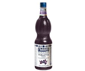 Fabbri Jarabe saborizante italiano, violeta, 33 onzas (1 litro)