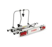 Fabbri Portabici per gancio traino Bici Exclusive Deluxe 2 richiudibile antifurt
