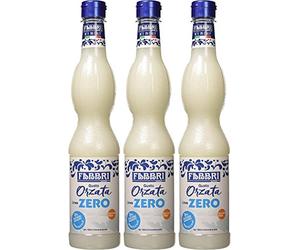 Fabbri Sciroppo Orzata Zero - Jarabe de cebada sin azúcar añadido, ideal para cócteles y bebidas, bebidas sin alcohol, PET 560 ml