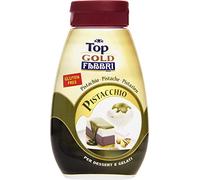 Fabbri Topping Pistacchio - Salsa de pistacho dulce para postres y helados, 6 x 200 g + Polpa Gourmet italiano, 400 g