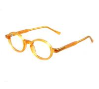 FABBRICATORINO Unisex 1469 Monreale A97 / lente neutra Monturas ópticas Acetato Rojo Redonda