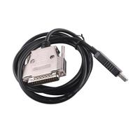 Fabeas Cable adaptador USB a DB25 macho RS232 que ofrece una conexión estable para equipos de impresión vintage