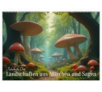 Fabelhafte Orte - Landschaften aus Märchen und Sagen (Wandkalender 2026 DIN A2 quer), CALVENDO Monatskalender: Ein märchenhafter Kalender, der ... Landschaften neu zum Leben erweckt.