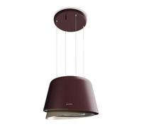 Faber BELLE BURGUNDY/GOLD - 345.0615.652 Campana extractora Isla | Clase energética A | Campana extractora de 70 cm de ancho, capacidad de 610 m³/h, controles táctiles, acabado en rojo burdeos y dorad