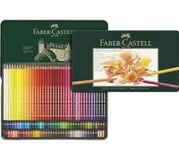 Faber-Castell 110011 - Estuche de Metal con 120 Lápices de Colores Polychromos - Multicolor
