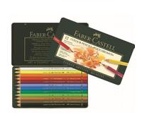 Faber-Castell Polychromos Lápices de colores en estuche (12 unidades)