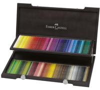 Faber-Castell 110013 - Estuche de madera con 120 ecolápices polychromos, multicolor