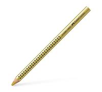 Faber-Castell 110981 - Caja con 12 Lápices Jumbo Grip Metallic - Oro