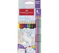 Faber-Castell: Lápices de colores Grip Unicornio - Pack de 10+3