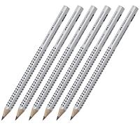 Faber-Castell 111900 Jumbo Grip Lápiz Dureza 2 = B (paquete de 6)