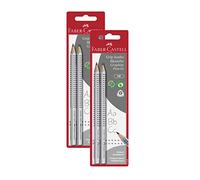 Faber-Castell 111992 Jumbo Grip HB - Lápices (2 unidades, 2 paquetes)