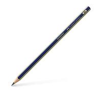 Faber-Castell 112513 - Lápices Gold 1221 3H , 12 unidades, color azul-dorado