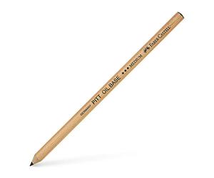 Faber-Castell 112603 - Lápiz Pitt Oil Base, Medio, Color Negro