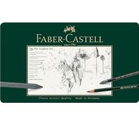 Faber-Castell PITT Graphite 26-Piece Large Tin Professional Quality Set in a Met