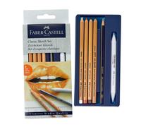 Faber-Castell 114004 - Set para diseño Creative Studio con 1 lápiz Goldfaber (2B