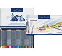 Faber-Castell 114636 - Estuche de metal con 36 ecolápices acuarelables hexagonal