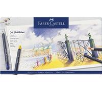 Faber-Castell 114736 - Estuche de Metal con 36 Ecolápices Goldfaber - Surtidos