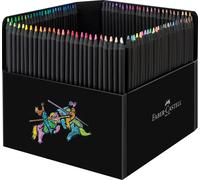Faber-Castell - 116411. Estuche Cartón - Soporte 100 Láp. Colores Black Edition.