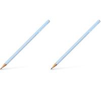 Faber-Castell 118251 - Lápiz Grafito Sparkle Perlado - Sky Blue (Paquete de 2)