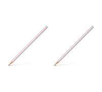 Faber-Castell - 118261. Lápiz Grafito Sparkle Rosa Metálico. (Paquete de 2)