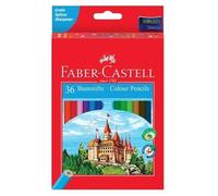 Faber-castell 120136 - estuche cartón con 36 lápices hexagonales mul