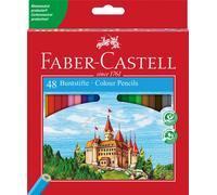 Faber-Castell 120148 - Estuche con 48 Lapices de Colores Hexagonales 48 unidad (