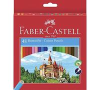 Faber-castell 120148 - juego de lápices de colores castle, 48 piezas,