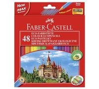Lápices Color FABER-CASTELL Ecolápices, Caja x48 Colores