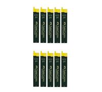 Faber-Castell 120312 - Minas finas Super Polymer, dureza 2H, 0,35 mm, 12 unidades (,35 2H 10 paquetes)