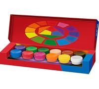 Pintar faber-castell temple gouache 12 colores de frascos de 20 ml