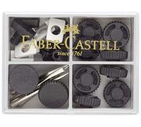 FABER-CASTELL 123131 - Caja de repuestos para compases, con tornillos, portaminas, puntas de compás y otros accesorios