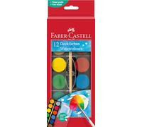 Faber-Castell - 125018 Estuche 12 Acuarelas más pincel