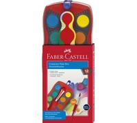 Faber-castell 125030 - estuche acuarelas connector de 12 colores + tub