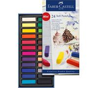 FABER-CASTELL 128224 - Mini tizas pastel suaves STUDIO QUALITY, 24 tizas pastel