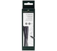 Faber-Castell 129298 - Carboncillos naturales Pitt (5-8 mm) 1 unidad (Paquete de