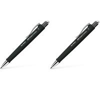 Faber-Castell 133353 - Portaminas Poly Matic, 0,7 mm, negro, 1 unidad (Paquete de 2)