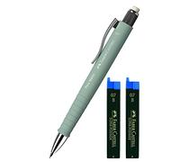 Faber-Castell 133365 Poly Matic - Portaminas (0,7 mm, incluye minas de repuesto), color verde