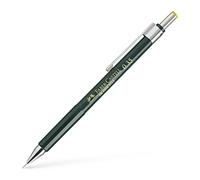 Faber-Castell 136300 - Portaminas TK-Fine - Verde - Goma de Borrar y 3 minas 0.3 mm- HB