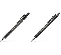 Faber-Castell 137799 - Portaminas Grip Matic - Negro - 0,7mm (Paquete de 2)