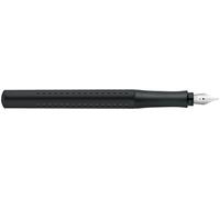 FABER-CASTELL - Pluma estilográfica GRIP 2011, plumín M, negro