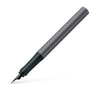 Faber-Castell 140947 - Estilográfica Grip Edition. Antracita. F.