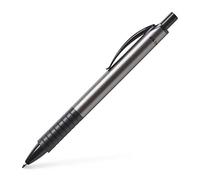 Faber-Castell 143481 Basic M - Bolígrafo en caja plegable, color antracita, 1 unidad