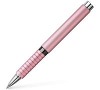 Faber-Castell 148435 Essentio - Bolígrafo roller (aluminio, 1 unidad), color ros