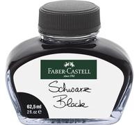Faber-Castell 148700 - Frasco de tinta para instrumentos de escritura con convertidor, negro brillante, 62,5 mm, 1 unidad
