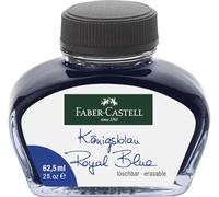 Faber-Castell Bote de tinta 148701 con convertidor – azul real 62,5 ml (1 pieza)