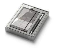 Faber-Castell 149623 - Set de escritura Ambition resina preciosa, cuaderno DIN A6 con birlos,