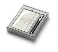 FABER-CASTELL 149624 Ambition - Juego de libreta con cuaderno A6 y bolígrafo de tinta negra