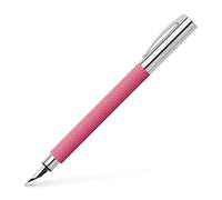 Faber-Castell 149690 Ambition OpArt - Pluma estilográfica (ancho de trazo M), diseño de sol, color rosa
